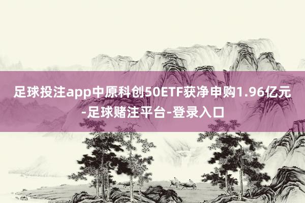 足球投注app中原科创50ETF获净申购1.96亿元-足球赌注平台-登录入口